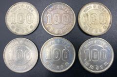 【プルーフコイン】東京オリンピック記念100円銀貨幣　昭和39年 6枚セット