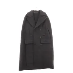 VALENTINO (ヴァレンチノ) Wool Poncho Cape Long Coat ウール ポンチョ ケープ ロングコート ブラック WV0CGB257U3のサムネイル