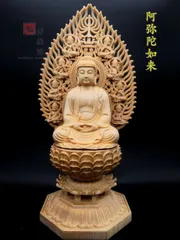 最新作売れ筋が満載 木彫り 一刀彫 仏像 観音様 彫刻・オブジェ