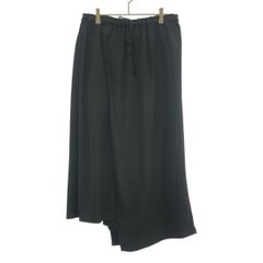 B Yohji Yamamoto ビー ヨウジヤマモト 19SS トリアセテートドレープスカートパンツ NH-P61-500 ブラック 2