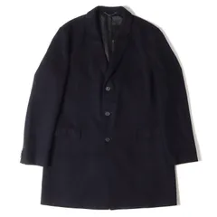 HUGO BOSS ヒューゴボス コート カシミヤ ブレンド ウール チェスターコート ダークネイビー 紺 UK 56 / US 46R アウター ジャケット シンプル 無地のサムネイル