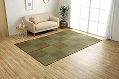 イケヒコ NDXルネ ブラウン 【江戸間4.5畳 261×261cm】い草ラグ - メルカリ
