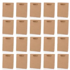 新品 EXDUCT 紙袋 20枚セット 手提げ クラフト ショッピングバッグ 無地 ひも 手提げ袋 ギフトバッグ