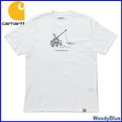 【新品】カーハート 半袖Tシャツ CARHARTT WIP I030195 S/S JOUSTING T-SHIRT WHITE/BLACK 00AXX i030195-00axxWH