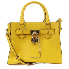 マイケルコース MICHAEL KORS 23SS ミニショルダーバッグ ハンドバッグ 2way レザー 黄色 イエロー 35T1GHMS1Lのサムネイル