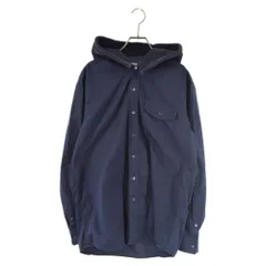 RAF SIMONS (ラフシモンズ) 03AW Closer期 docking shirt フードドッキング長袖 シャツ アーカイブ ネイビーのサムネイル