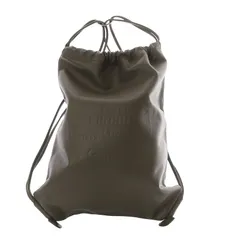 ダンヒル dunhill ロゴエンボスレザードローストリングナップサックバックパック バッグ リュックサック カーキ /YO2のサムネイル