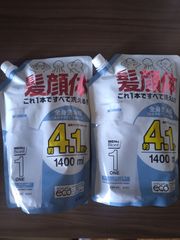メンズビオレ ワン ONE オールインワン 全身洗浄料 フルーティーサボンの香り 詰め替え 1400ml×2個