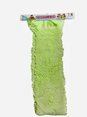 ME-A-136  新品未使用　正絹　子供絞帯揚　黄緑　絹100％　七五三　753  子供