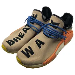 PHARRELL WILLIAMS × ADIDAS ORIGINALS(ファレルウィリアムス×アディダス) NMD HUMAN RACE TRAIL HU NMD ヒューマン レース トレイル フー AC7361 28.0cm ベージュ×ブルーのサムネイル