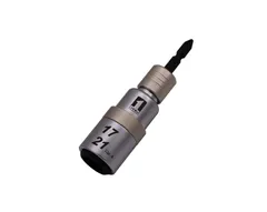 【早発送】イチネンクセス MST TLマストツール ソケット Mー1721ー12K 軸交換式ダブルソケット 17×21 19721 6.35mm軸 ワンタッチ式 インスライド