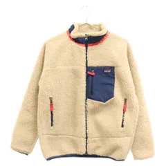 PATAGONIA (パタゴニア) 19AW Retro X jacket レトロX フリースジャケット 65625 ベージュ/ブルーのサムネイル