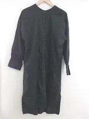 ◇ pairmanon ペアマノン 長袖 膝下丈 ワンピース サイズF ブラック レディース P  【中古】 【1209020007085】
