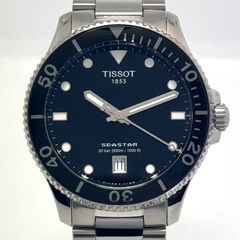 【美品】ティソ　TISSOT　シースター1000　T120410A　クォーツ　黒　デイト表示