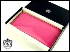 8s12f新品◆Eletha エレザ 上質 牛革レザー 長財布 箱付◆エナメル162ブルー/zip/ポールスミスでおなじみスタイル製♪ 2025年最新Eletha 小物の人気アイテム - メルカリ