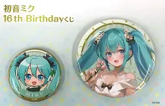 【中古】バッジ・ピンズ 初音ミク(パーティードレス) 缶バッジセット(2個セット) 「初音ミク 16th Birthdayくじ」 缶バッジセット賞