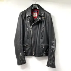takanomeコムデギャルソン　ルイスレザー　ハラコ　ライダース　36 ルイスレザーズのコム デ ギャルソン 青山限定レザージャケット