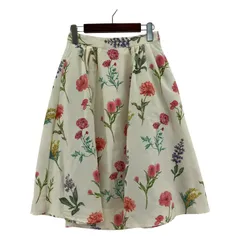 31 Sons de mode トランテアン ソン ドゥ モード 花柄スカート size36/ホワイト系