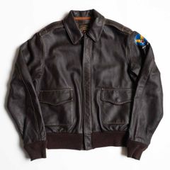 【美品】MORGAN MEMPHIS BELLE【A-2 ホースハイド フライトジャケット】38 レザー ブラウン モーガン 25050402