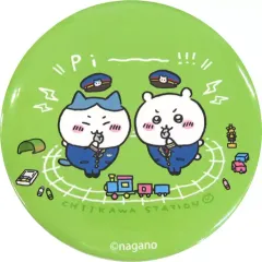 【中古】鏡・ミラー ちいかわ＆ハチワレ(ピーっと吹くちいかわ) 缶ミラー 「ちいかわ なんか小さくてかわいいやつ」