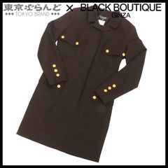シャネル CHANEL ココボタン ボックスワンピース P08275V05071 ブラウン ゴールド金具 ウール 長袖 38 トップス レディース 101796894