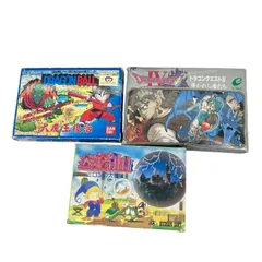 186000 現状品  任天堂 ファミコンソフト 3本セット 3点まとめ売り