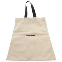 JIL SANDER (ジルサンダー) ラージ ロゴプリント トートバッグ ホワイトのサムネイル