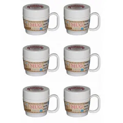 アサヒペン 水性多用途マグカラー １２０ＭＬ ルビーレッド 6缶セット