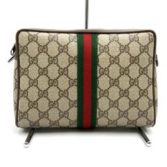 GUCCI グッチ 001 116 ショルダーバッグ ポシェット マイクロGG ブラウン PVC GGスプリームキャンバス レディース ウィメンズ  ファッション - メルカリ