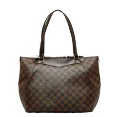 【LOUIS VUITTON】ルイ・ヴィトン ウェストミンスターGM N41103  ダミエキャンバス 茶 DR0193 レディース ショルダーバッグファスナー内側