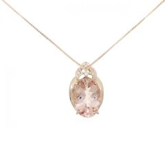 1.7cm×1.3cm3.54ctモルガナイト ダイヤ0.9ct Ptネックレス - メルカリ