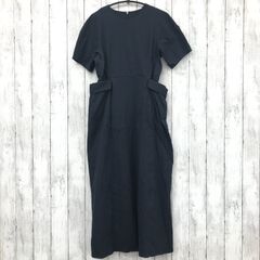 【 KBF 】 ケービーエフ サイドポケットコクーンワンピース ダークネイビー サイズ38