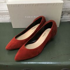 FABIO RUSCONI スエード パンプス 36 - メルカリ