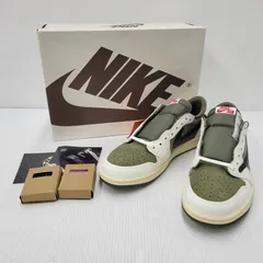 【中古美品】 NIKE×TRAVIS SCOTT ナイキ×トラヴィス・スコット DM7866-200 AIR JORDAN 1 LOW OG SP エアジョーダン 1 ロー オリジナル スペシャル 靴 スニーカー【160-250902-ma-15-izu】