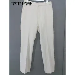 ◇ Steven Alan スティーブンアラン UNITED ARROWS センタープレス テーパード パンツ サイズM アイボリー系 レディース  【中古】 【1202190000290】
