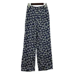 ZARA ザラ 総柄パンツ sizeEUR XS/ネイビー×ホワイト