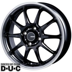 15インチアルミホイール 軽自動車 4本セット【個人宅配送不可】INFINITY/インフィニティF10 BK/RPブラックリムポリッシュ 15-4.5 安心JAWA認証