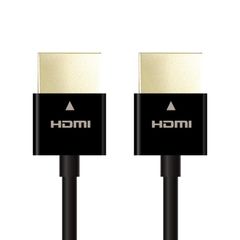 エレコム HDMI ケーブル 0.7m 4K × 2K対応 ウルトラスリム ブラック CAC-HD14US07BKのサムネイル