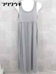 ◇ ROPE PICNIC ロペピクニック ノースリーブ ロング マキシ ワンピース サイズ38 グレー レディース 【中古】 【1002802287367】