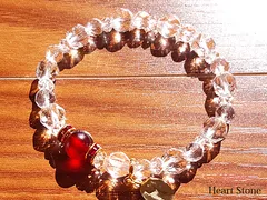 ロイヤルガーネット【水晶】パワーストーンブレスレット