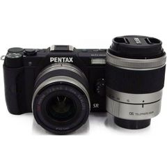 ペンタックス ミラーレス PENTAX Q10 ダブルズームキット ブラック 中古 新品SDカード付き 届いてすぐに使える