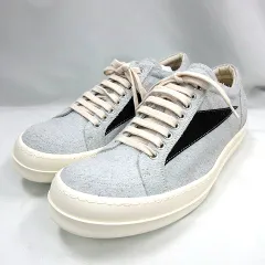 ダークシャドウ DRKSHDW ★AA☆ リックオウエンス RICK OWENS DU02C5803 VINTAGE SNEAKS スエード ローカット スニーカー 靴 オイスター 43のサムネイル