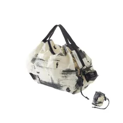 [マーナ] Shupatto パッカブルバック (8L/ホワイトバーチ) ファスナー付き シュパット エコバッグ 折りたたみ コンパクト 小さめ エコバック 折り畳みバッグ トートバッグ S501HW