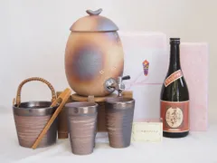 備前焼の焼酎サーバーです。 備前焼 焼酎サーバー（台付き） 窯元:武田工房 - 備前焼通販
