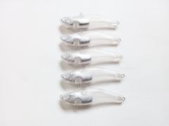 未塗装 レンジバイブ風 バイブレーション 70ES 15g 5個セット ただ巻き ヒラメ マゴチ 無塗装 シーバス ソルト ジグ ブランク ヒラスズキ 青物 ブリ サワラ サゴシ ヒラマサ カンパチ 真鯛 タイ マダイ クロダイ チヌ チニング プラグ