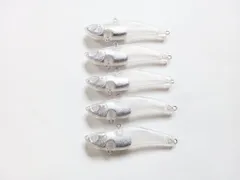 未塗装 レンジバイブ風 バイブレーション 70ES 15g 5個セット ただ巻き ヒラメ マゴチ 無塗装 シーバス ソルト ジグ ブランク ヒラスズキ 青物 ブリ サワラ サゴシ ヒラマサ カンパチ 真鯛 タイ マダイ クロダイ チヌ チニング プラグ