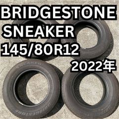 タイヤ４本セット 145/80R12 BRIDGESTONE SNEAKER 2022年
