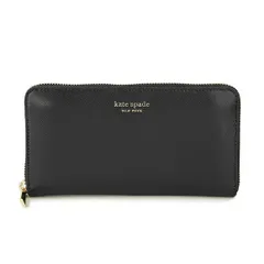 新品 ケイトスペード kate spade 長財布(ラウンドファスナー) ZIP AROUND CONTINENTAL WALLET ブラック