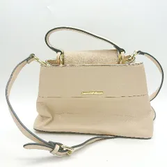 ◇ Θ Samantha & chouette サマンサ&シュエット シンプル ２WAY ハンド ショルダー バッグ ベージュ レディース E  【1412260009577】