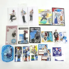 【小牧店】未検品　ヒロアカ　轟焦凍　缶バッジ　アクスタなど　グッズセット　まとめ売り 【I741-3118】